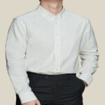 Casual Shirts Solid Oxford Long-Sleeve Shirt