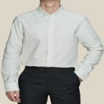 Casual Shirts Solid Oxford Long-Sleeve Shirt