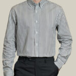 Casual Shirts Men's pure cotton striped shirt