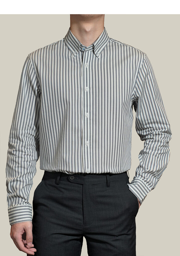 Casual Shirts Men's pure cotton striped shirt