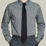Casual Shirts Men's Mercerized Striped Shirt
