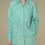 Casual Shirts Women's Casual Striped Set