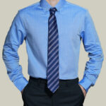 Casual Shirts Men's Mercerized Striped Shirt