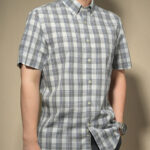 Casual Shirts Men's Pure Cotton Plaid Shirt