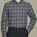 Casual Shirts Men's Brushed Plaid Shirt